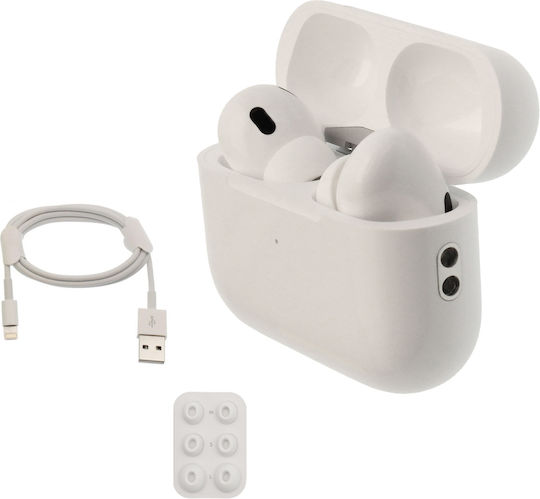 Hoco EW47 Earbud Bluetooth Handsfree Căști cu Carcasă de Încărcare Alb