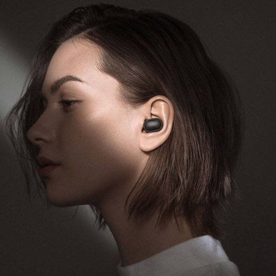 Xiaomi Redmi Buds Essential Bluetooth Handsfree Ακουστικά με Αντοχή στον Ιδρώτα και Θήκη Φόρτισης Μαύρα