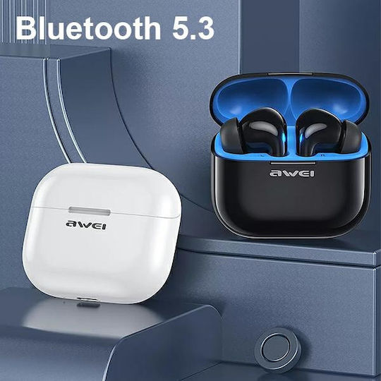 Awei T1 Pro In-ear Bluetooth Handsfree Earphones with Sweat Resistance and Charging Case Black