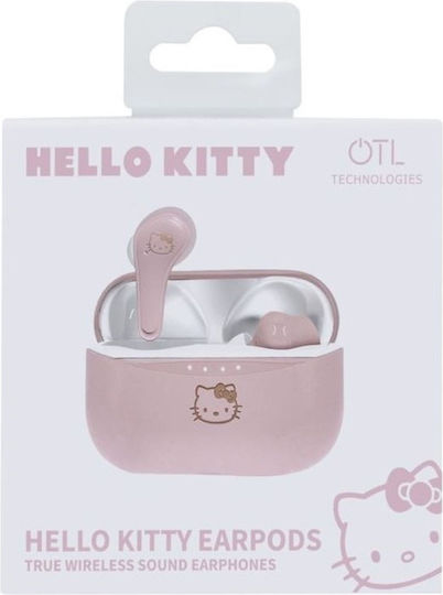 OTL Hello Kitty In-ear Bluetooth Handsfree Căști cu Carcasă de Încărcare Roz