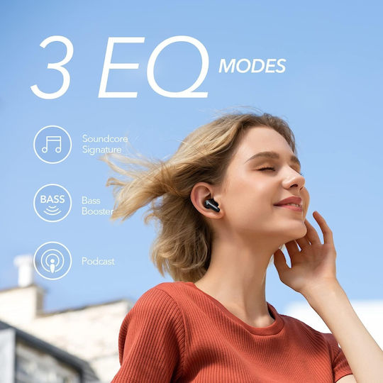 Soundcore by Anker Life P2 Mini In-ear Bluetooth Handsfree Ακουστικά με Θήκη Φόρτισης Μαύρα