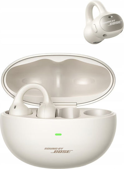 Baseus Inspire XC1 Open Ear Bluetooth Handsfree Ακουστικά με Αντοχή στον Ιδρώτα και Θήκη Φόρτισης Milky Way