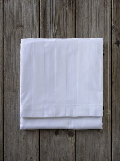 6 Pieces Hotel Sheet King Size 280x280 300 Thread Count Satin Stripe 4.5cm 100% Cotton Pima