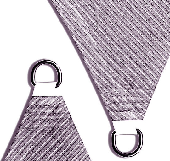 Dalimond Rectangular Grey Shade Sail With Hoop 3x4m 180gr/m²