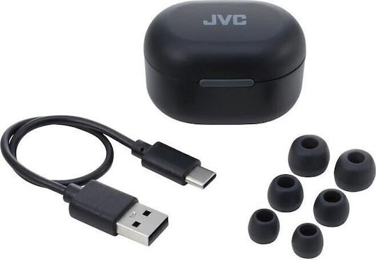 JVC HA-A30T In-ear Bluetooth Handsfree Ακουστικά με Αντοχή στον Ιδρώτα και Θήκη Φόρτισης Black