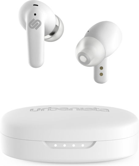Urbanista Seoul In-ear Bluetooth Handsfree Ακουστικά με Αντοχή στον Ιδρώτα και Θήκη Φόρτισης Pearl White