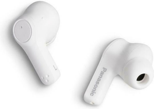 Panasonic RZ-B210W In-ear Bluetooth Handsfree Ακουστικά με Αντοχή στον Ιδρώτα και Θήκη Φόρτισης Λευκά