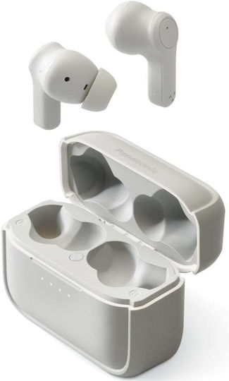 Panasonic RZ-B210W In-ear Bluetooth Handsfree Ακουστικά με Αντοχή στον Ιδρώτα και Θήκη Φόρτισης Λευκά