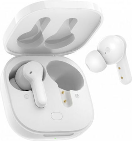Boompods Bassline Compact In-ear Bluetooth Handsfree Earphones with Charging Case White