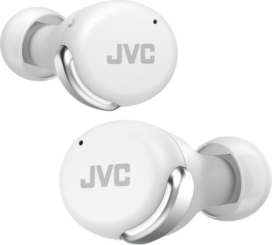 JVC HA-A30T In-ear Bluetooth Handsfree Ακουστικά με Αντοχή στον Ιδρώτα και Θήκη Φόρτισης White