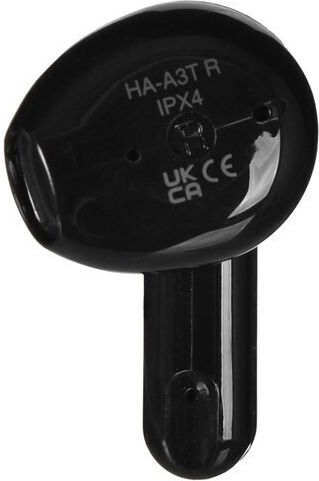 JVC HA-A3T Earbud Bluetooth Handsfree Ακουστικά με Αντοχή στον Ιδρώτα και Θήκη Φόρτισης Μαύρα