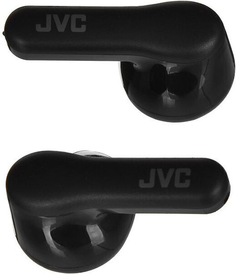 JVC HA-A3T Earbud Bluetooth Handsfree Ακουστικά με Αντοχή στον Ιδρώτα και Θήκη Φόρτισης Μαύρα