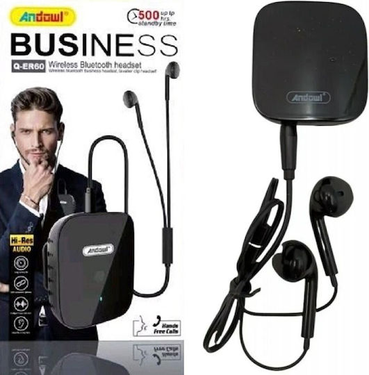 Andowl Q-ER60 In ear Bluetooth хендсфри Слушалки Черен