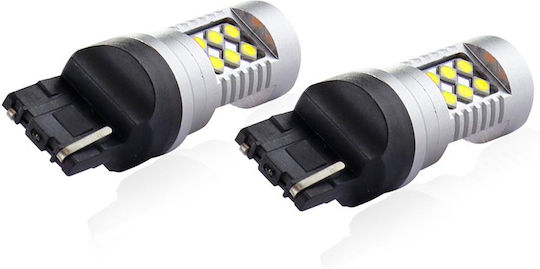 Лампи Автомобила & Мотоциклета T20 / W21/5W / T10 Canbus LED 5600К Хладно бяло 12-24V 2бр