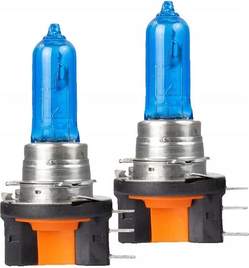 M-Tech Λάμπες Αυτοκινήτου H15 Xenon Μπλε 2τμχ
