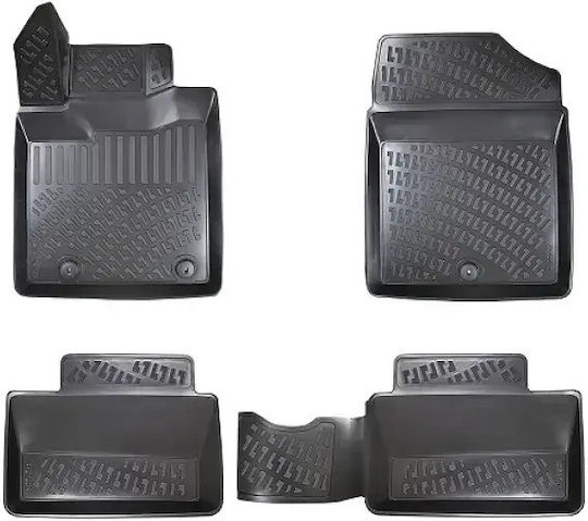 Umbrella Set Covorașe Față și Spate 4buc din Furtun pentru Kia Picanto 2011-2017 Negre