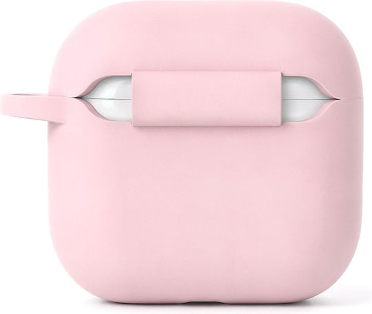 Etteri Калъф Силиконов с Кука в Розов Цвят за Apple AirPods 4