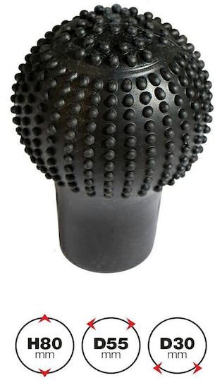 Simoni Racing Buton schimbător viteze Gear Knob Cover Husă de schimbător de viteze din silicon Universal Negru SRSGKC