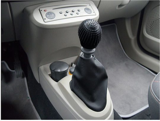Simoni Racing Buton schimbător viteze Gear Knob Cover Husă de schimbător de viteze din silicon Universal Negru SRSGKC