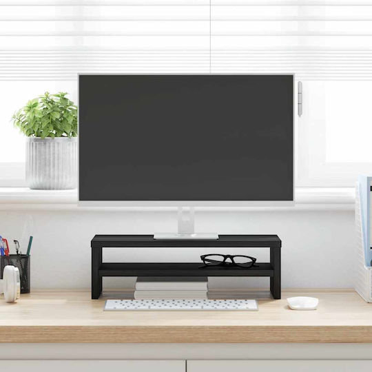 vidaXL Desktop Monitor Stand Oak 42x24x13 cm Made of Engineered Wood 862407