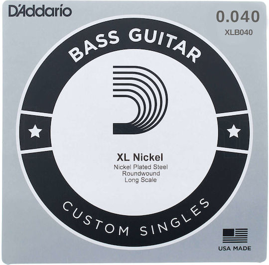 Daddario Single XL Bass Μονή Χορδή Nickel Wound Μπάσου 40" Long Scale