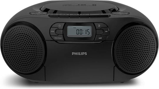 Philips Φορητό Ηχοσύστημα με Ραδιόφωνο Μαύρο