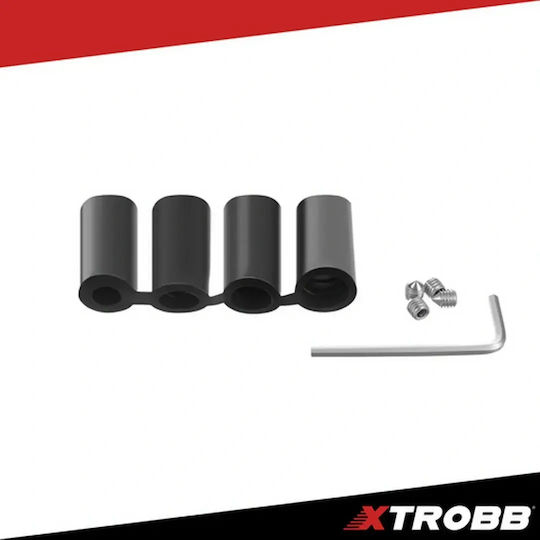 Xtrobb Πόμολο Ταχυτήτων Universal Nissan Trade Volkswagen Up Κόκκινο