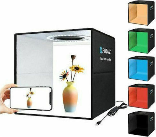 Photo Box Aναδιπλούμενο Στούντιο Φωτογράφισης Φωτιζόμενο 30x30x30cm