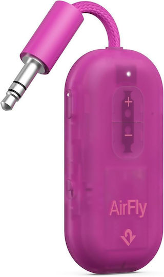 Twelve South Bluetooth Audio Adapter 3.5mm Jack Plug Model Airfly Pro 2 Fuchsia
