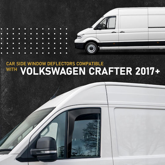 Set of Windbreakers Front Trucks for Volkswagen Crafter 2017+ 2pcs