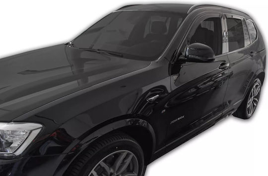 Satz Windabweiser Vordere und Hintere für BMW X3 4Stück