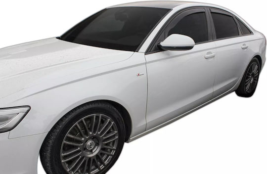 Set of Windbreakers Front and Rear Car for Audi A6 4pcs