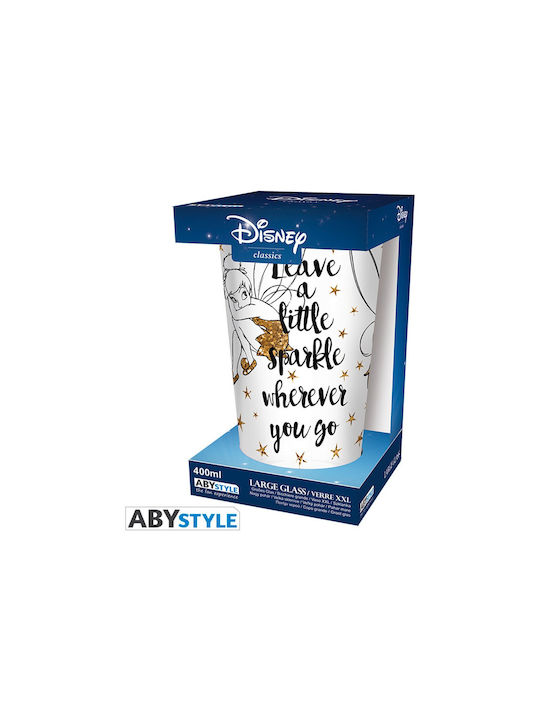 Abysse Tinkerbell Glass Cup in Gold Colour 400ml