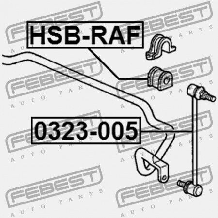 Преден Пръстен На Стабилизатор Хонда Одисея Rl1 1999-2003 Us 51306-s0x-a01