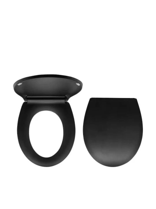 Ferro Toilettensitz Kunststoff Schwarz
