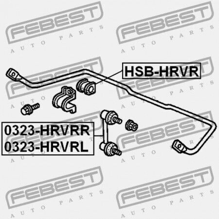 Ляв Заден Линк На Стабилизатор Honda HR-V GH4 2000-2005 EU 52321-S2H-003