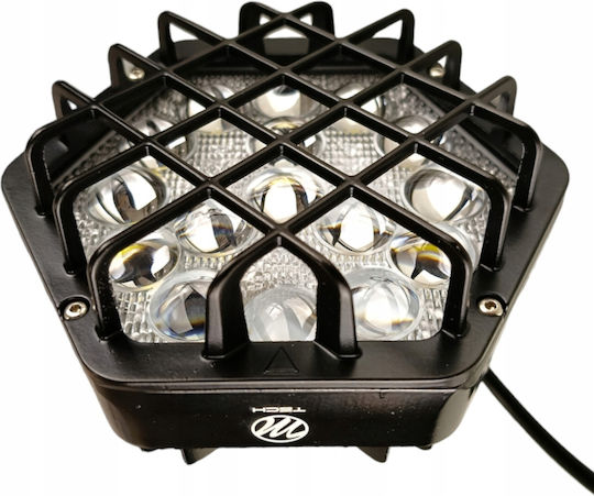 M-Tech Ορθογώνιος Προβολέας Αυτοκινήτου LED Universal 12 - 30V 48W 13.8cm 1τμχ