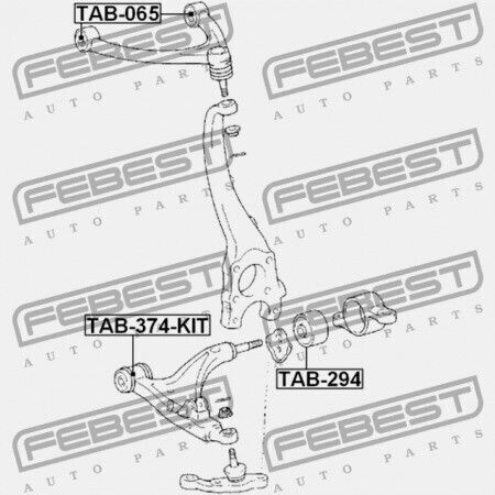 Kit De Inele Pentru Brațul Frontal Toyota Celsior Ucf3 2000.08-2006.08 Jp 48620-50050