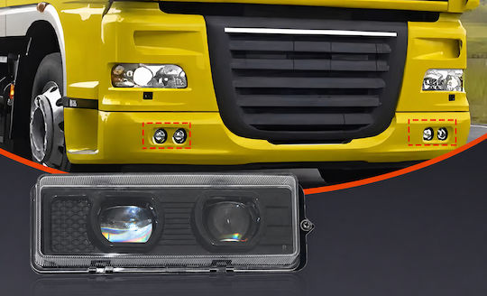 Десен LED Фар За Мъгла За Камион Daf 95 Oem 1328860