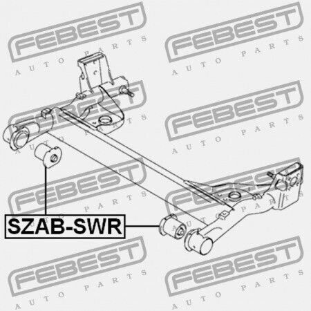 Κουζινέτο Πίσω Δοκού Suzuki Swift Rs413 Rs415 Rs416 2003-2010 46221-63j00