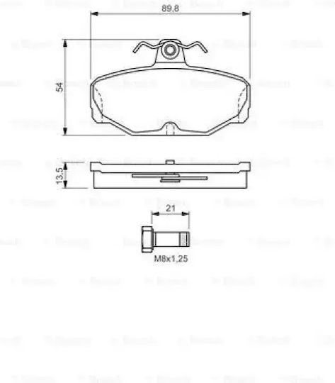 Bosch Disc Brake Pad Set