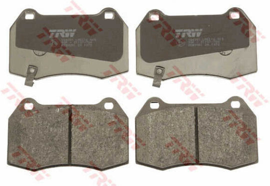 Set Plăcuțe De Frână Disc Față Trw Nissan 350z 3.5 09.02-12.09 Înălțime 73.7mm Lățime 120.0mm Grosime 15.2mm Senzor Uzură Da