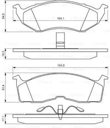 Bosch Disc Brake Pad Set