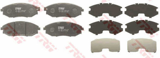 Set Plăcuțe De Frână Auto Partea Din Față Trw Chevrolet Epica 2.0 2.0d 2.5 06.06-12.11 Înălțime 56.5mm Lățime 144.0mm Grosime 17.0mm