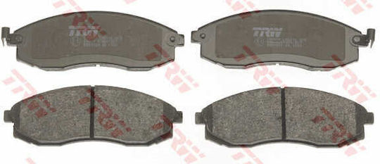 TRW Front Bremsbelag Set Mitsubishi L200 Nissan Maxima 51,3mm Höhe 151,3mm Breite 17,0mm Dicke