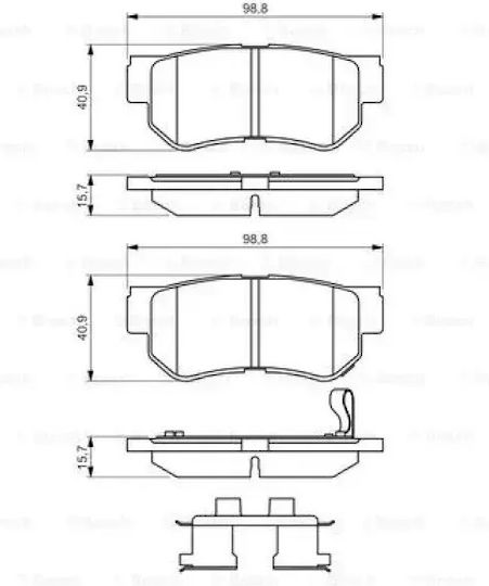 Bosch Disc Brake Pad Set