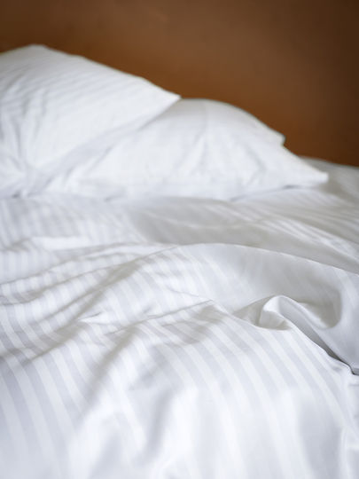 Nima Παπλωματοθήκη Ξενοδοχείου Polycotton Ριγέ 250x270εκ. 4τμχ