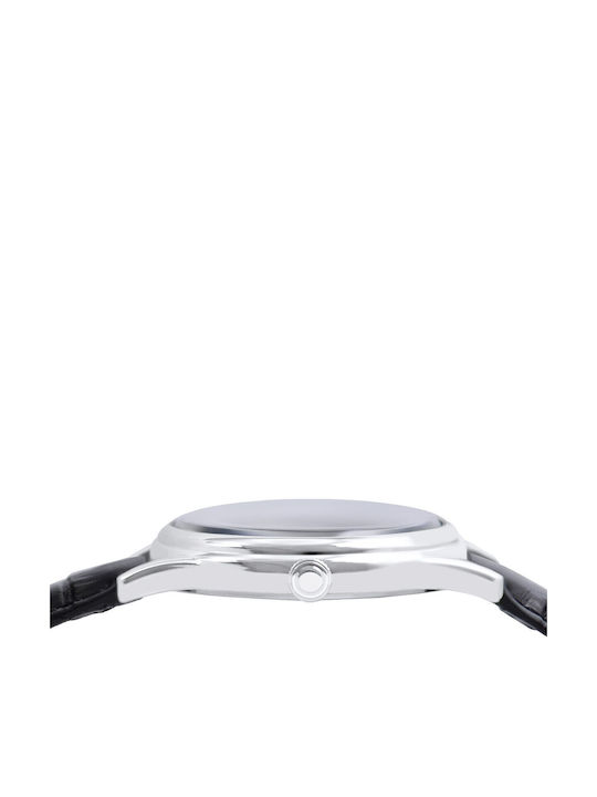 Lorus Classic Men's Battery Watch with Black Leather Strap