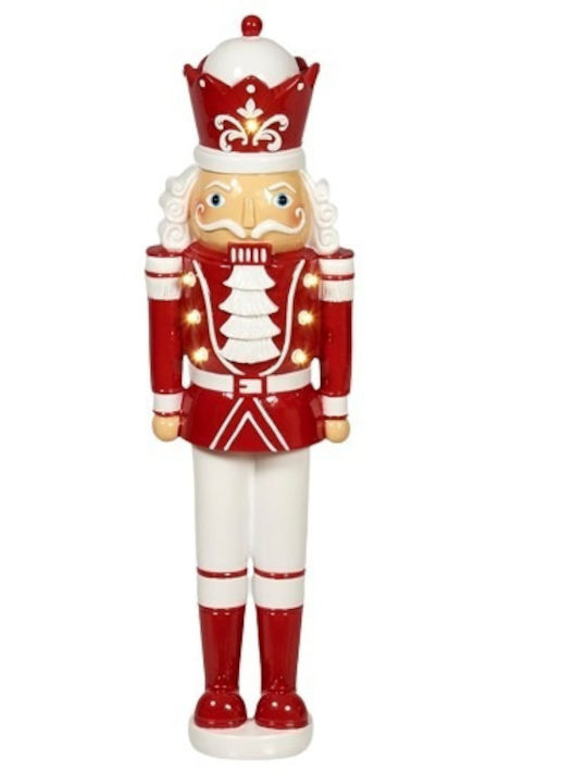 Soldat De Plumb Spărgător De Nuci De Crăciun Cu Lumină (Baterie) Înălțime 45cm