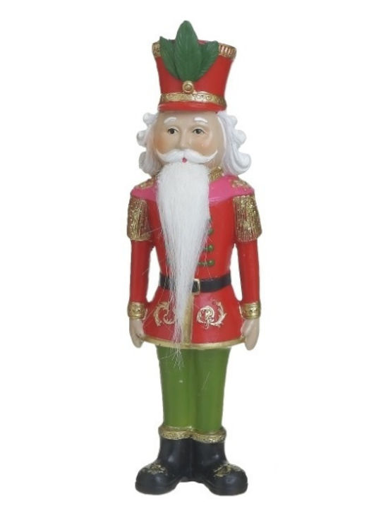 Inart Christmas Nutcracker from Polyresin Height 22cm